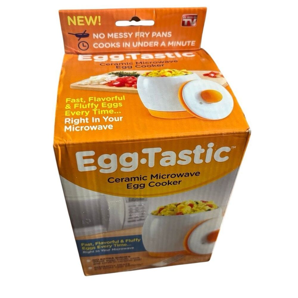 Egg Tastic Ceramic Microwave Egg Cooker *New*